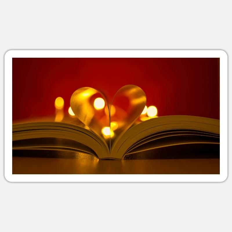Valentine’s Day - Sticker size S (10 x 10 cm) - white matte