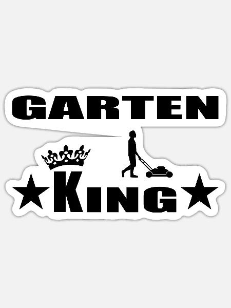 Garten - Sticker Größe S (10 x 10 cm) - Mattweiß