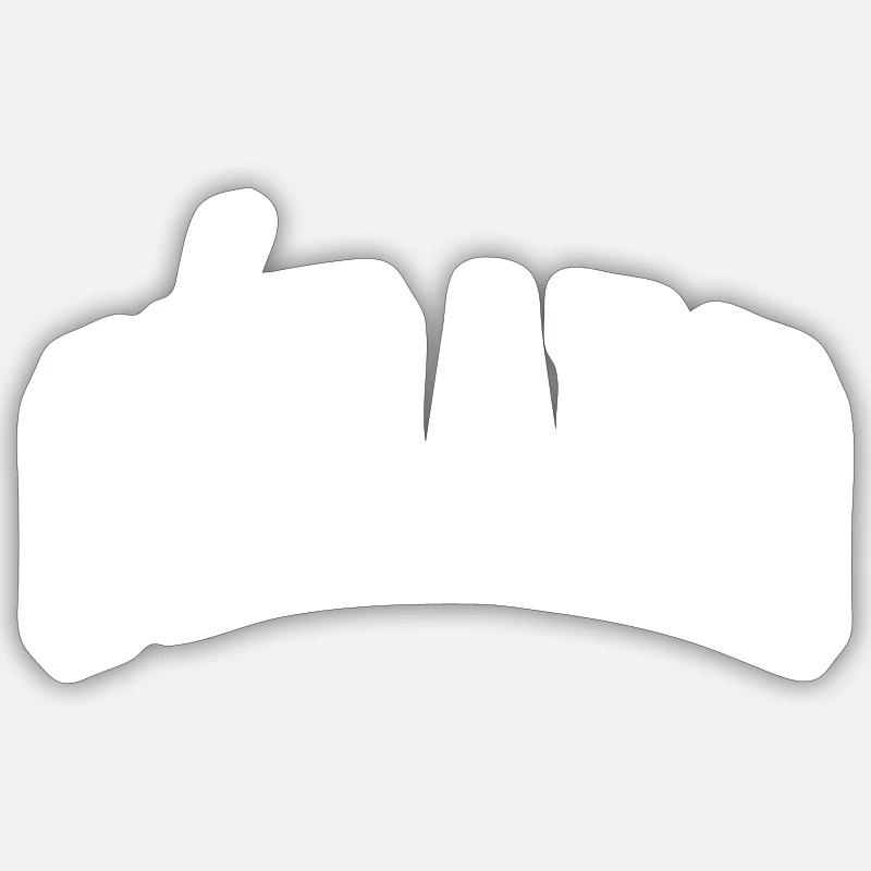 Gérard - Sticker taille S (10 x 10 cm) - blanc mat