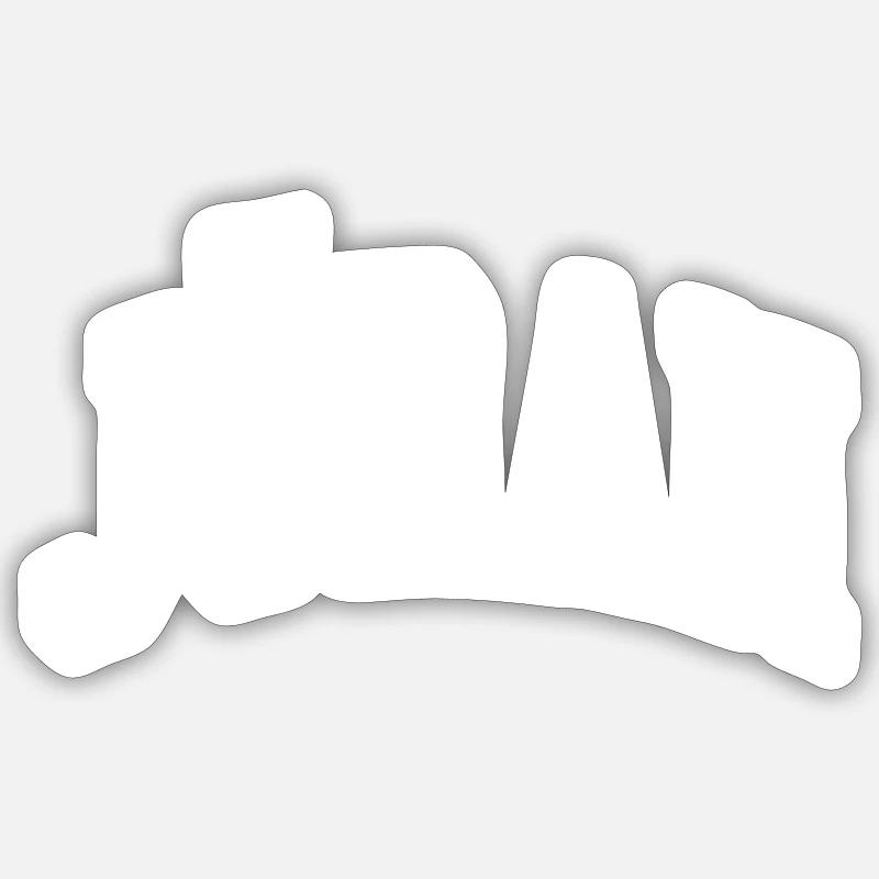 Jöran - Sticker taille S (10 x 10 cm) - blanc mat