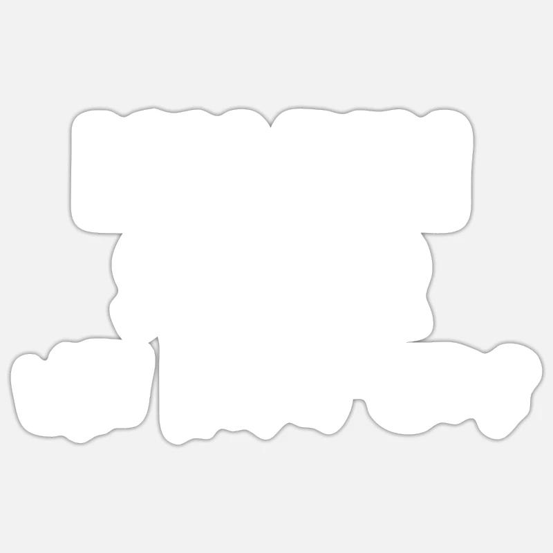 Gift for ropemaker - Sticker size S (10 x 10 cm) - white matte