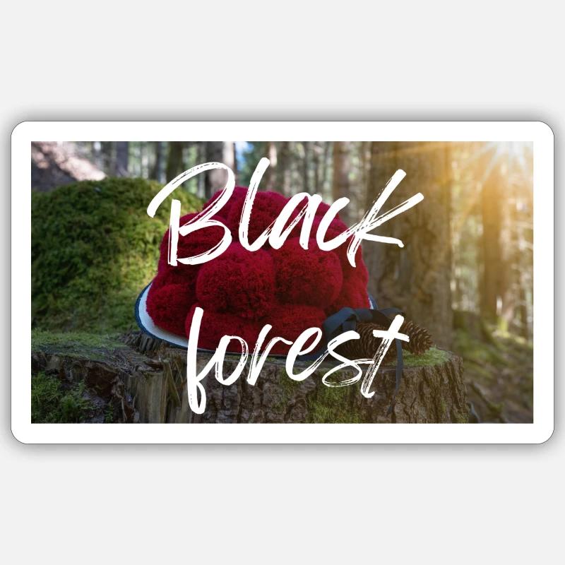 Black Forest Sticker Größe S (10 x 10 cm)