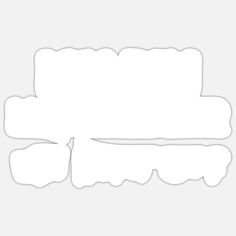 Beruf Modellbauer - Sticker Größe S (10 x 10 cm) - Mattweiß