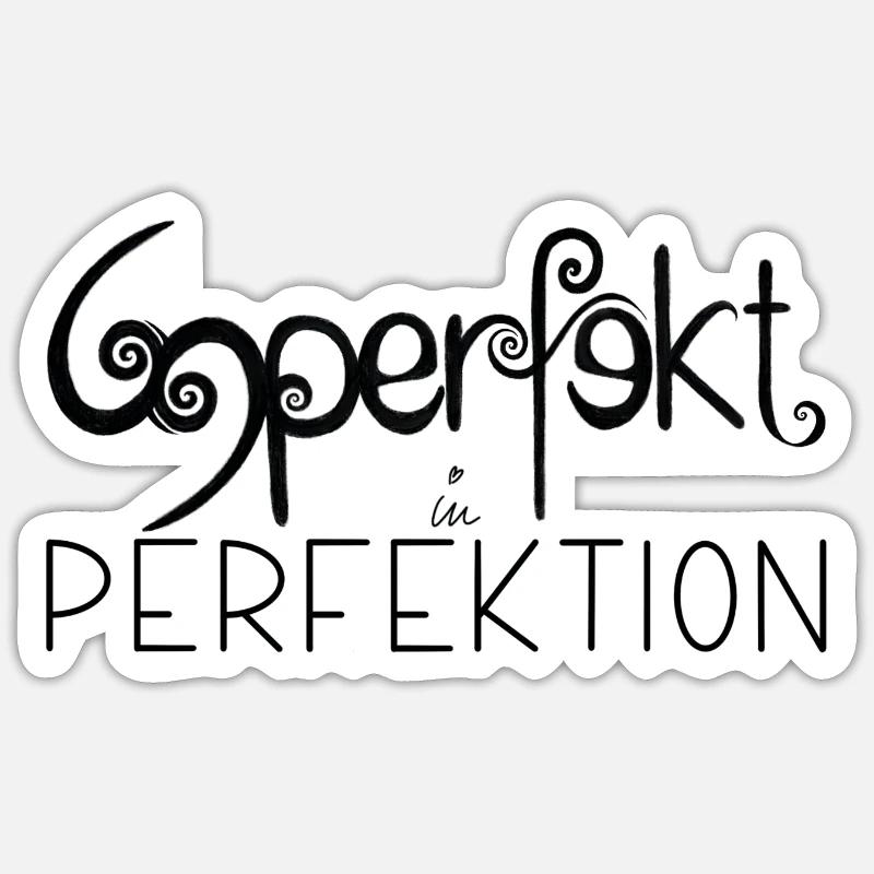 Statement - Sticker Größe S (10 x 10 cm) - Mattweiß