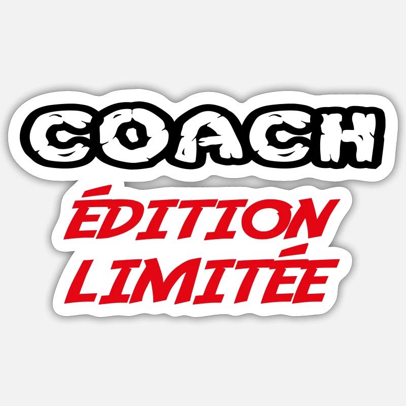 COACH édition limitée - Sticker taille S (10 x 10 cm) - blanc mat