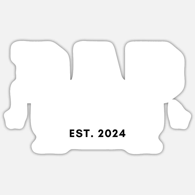 Dad - Sticker size S (10 x 10 cm) - white matte
