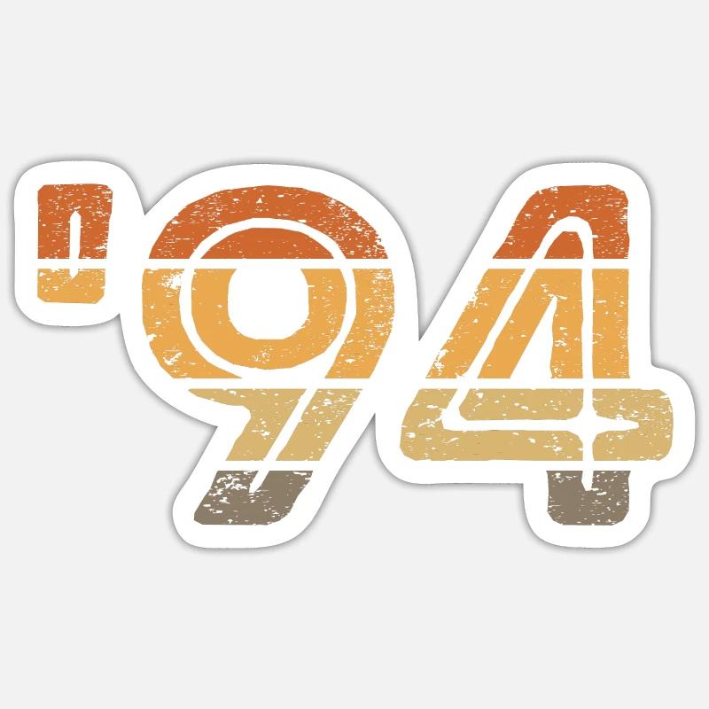 1994 - '94 - Sticker size S (10 x 10 cm) - white matte