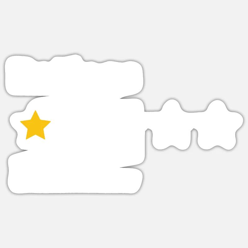 Des notes totalement surestimées - Sticker taille S (10 x 10 cm) - blanc mat