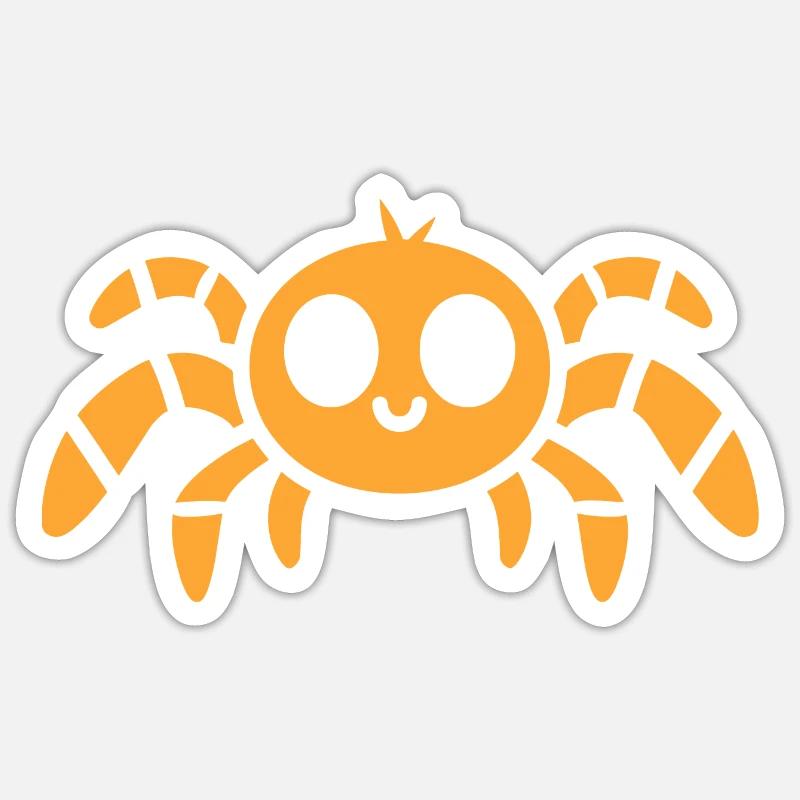 spider - Sticker size S (10 x 10 cm) - white matte