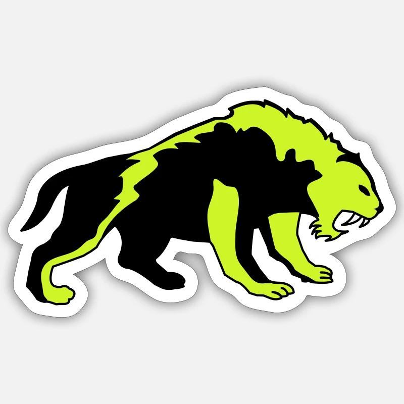 tiger 02 Sticker Größe S (10 x 10 cm)