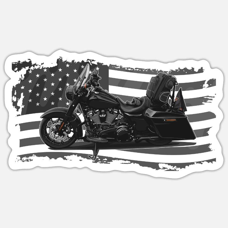 Chopper // Custom // Motorcycle Sticker size S (10 x 10 cm)