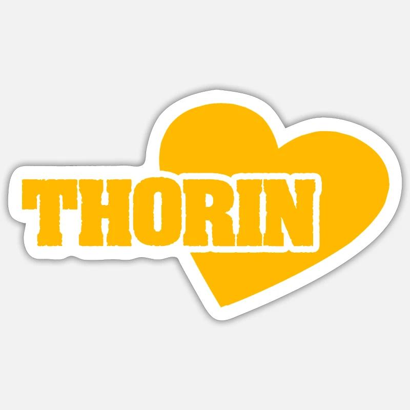 Thorin - Sticker taille S (10 x 10 cm) - blanc mat