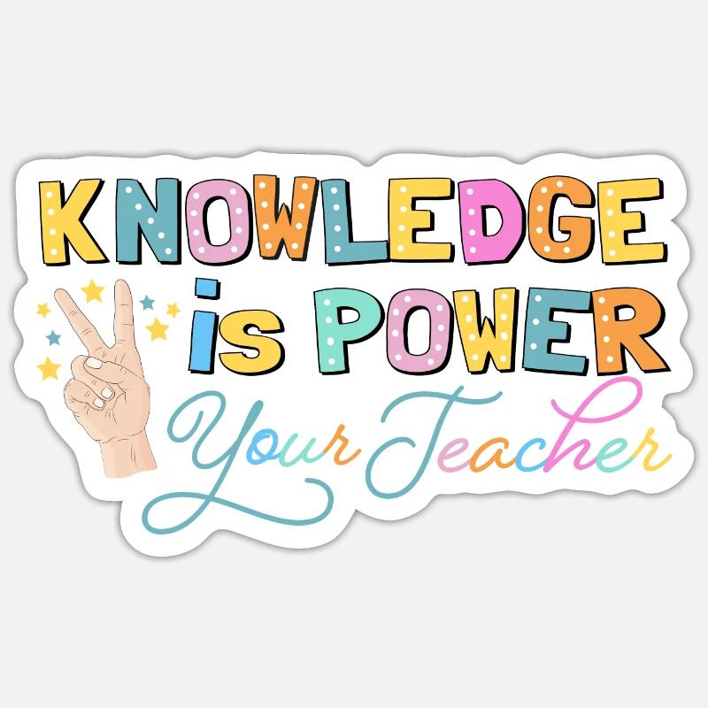 Lehrer Sticker Größe S (10 x 10 cm)