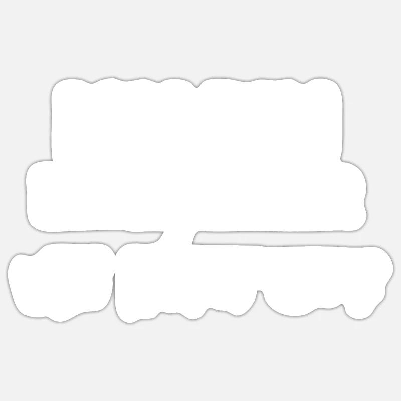 Polisseuse fine - Sticker taille S (10 x 10 cm) - blanc mat