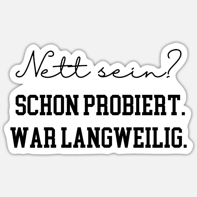 Sticker Größe S (10 x 10 cm) - 