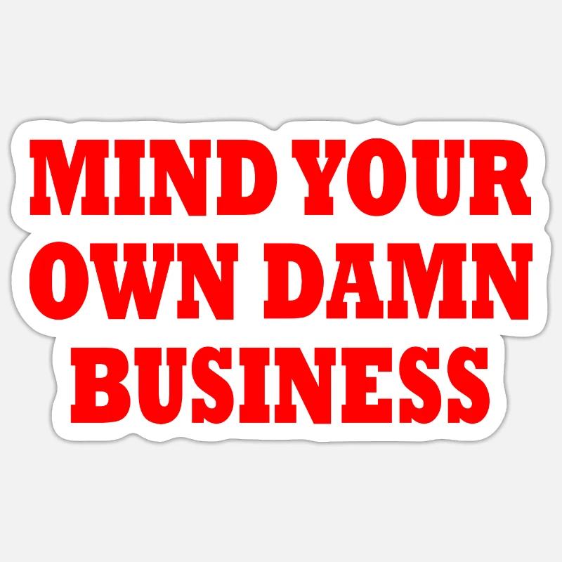 Sticker size S (10 x 10 cm) - 