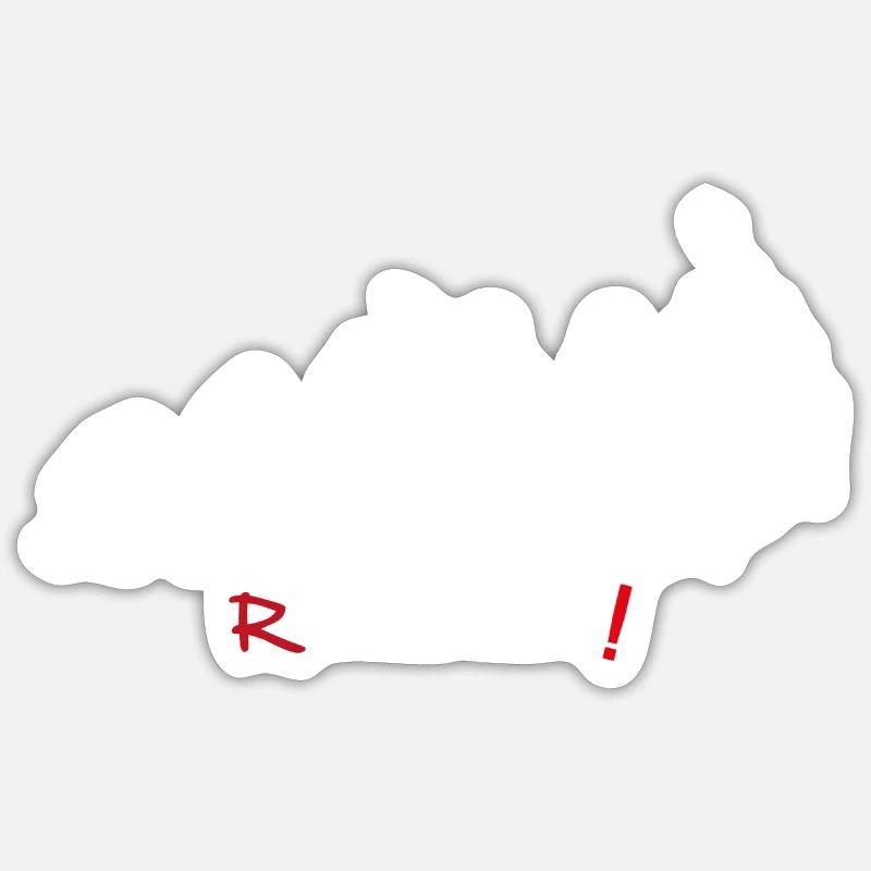 Revolution - Evolution Man Fun Twist 08 Sticker Größe S (10 x 10 cm)