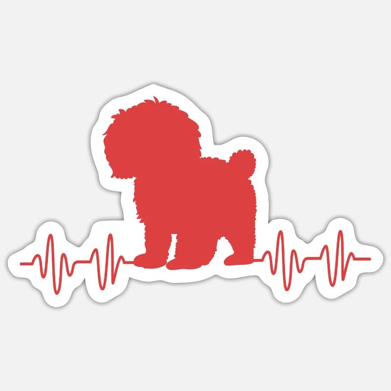 Goldendoodle - Sticker size S (10 x 10 cm) - white matte