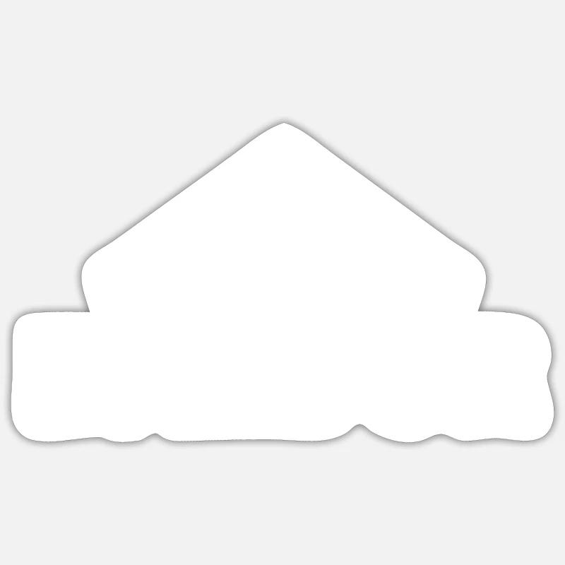 First name Baldur - Sticker size S (10 x 10 cm) - white matte