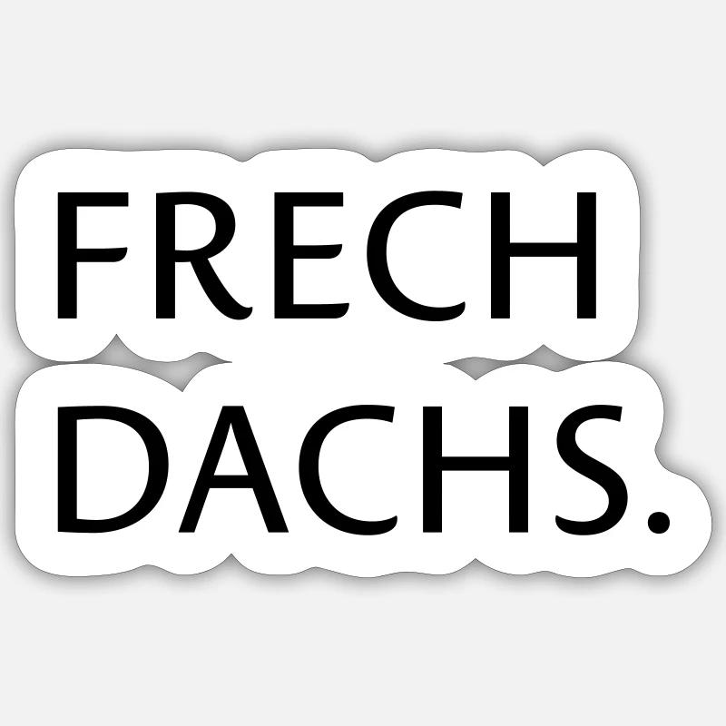 Frechdachs Sticker Größe S (10 x 10 cm)