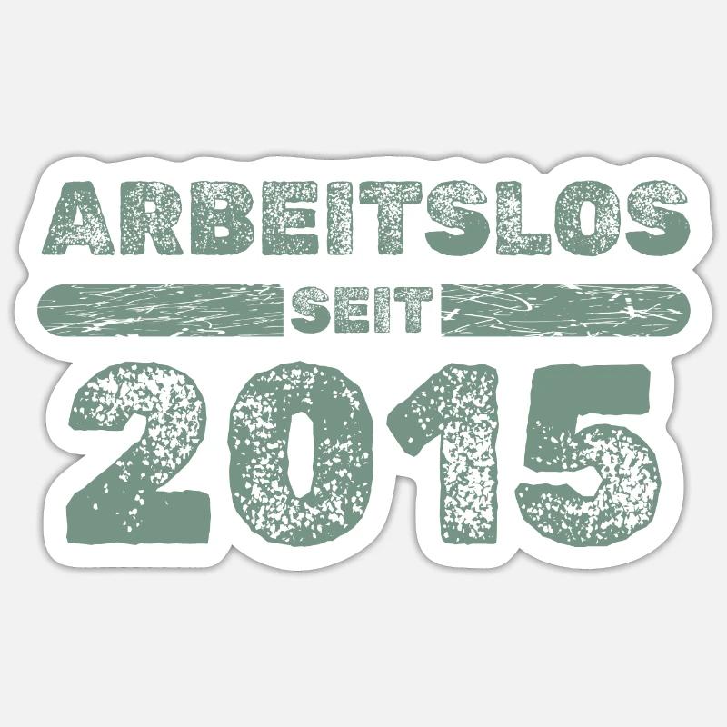 2015 - Sticker size S (10 x 10 cm) - white matte