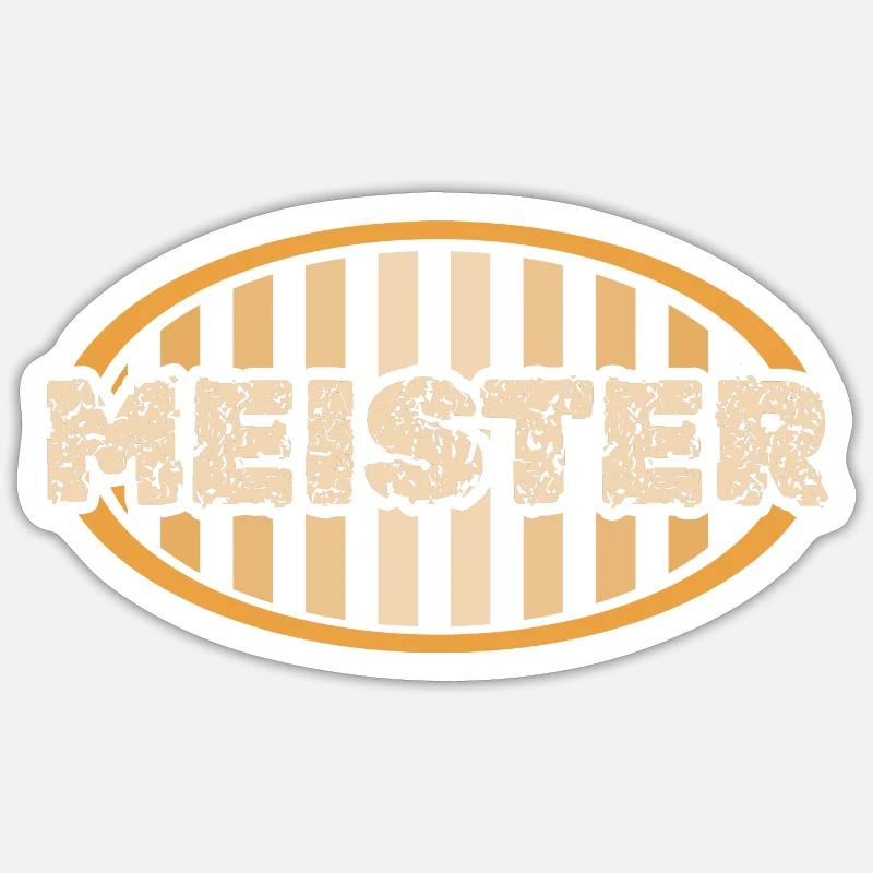 Master - Sticker size S (10 x 10 cm) - white matte