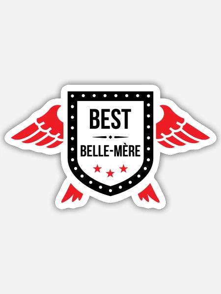 - Sticker taille S (10 x 10 cm) - blanc mat