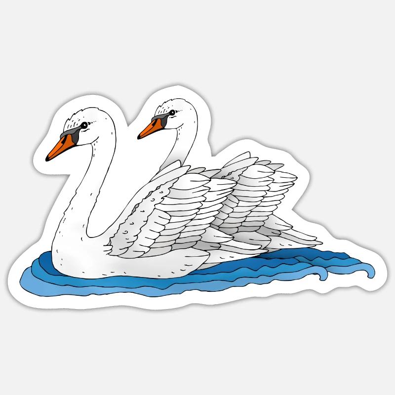 Oiseaux Sticker taille S (10 x 10 cm)