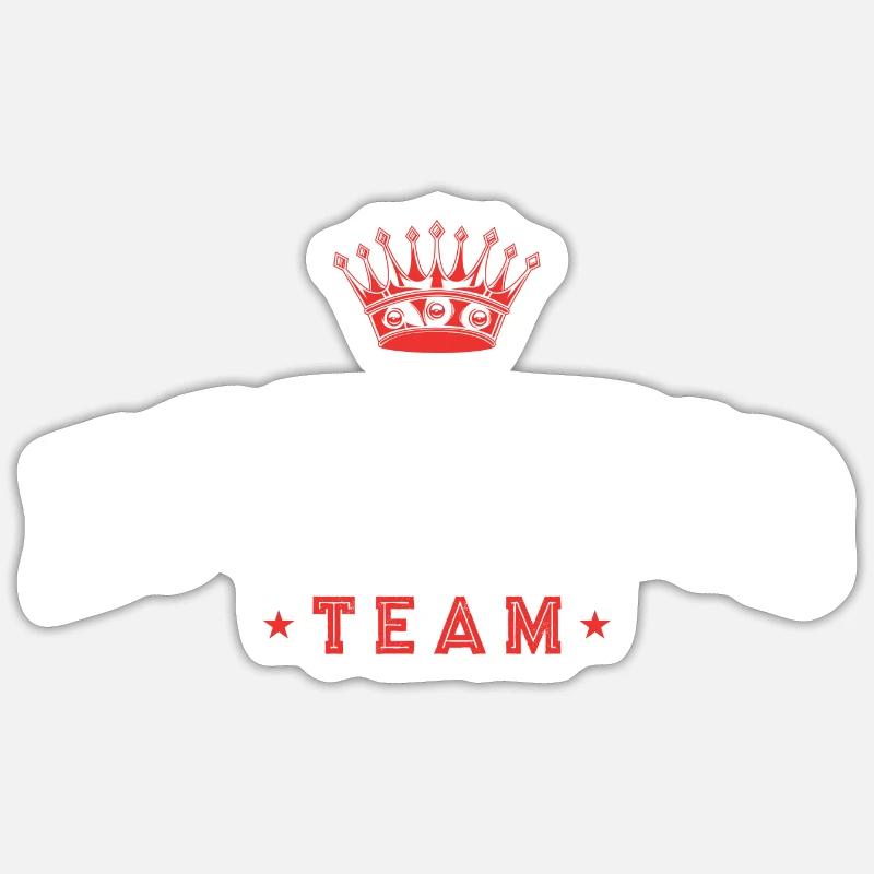 Drinking Team - Sticker size S (10 x 10 cm) - white matte