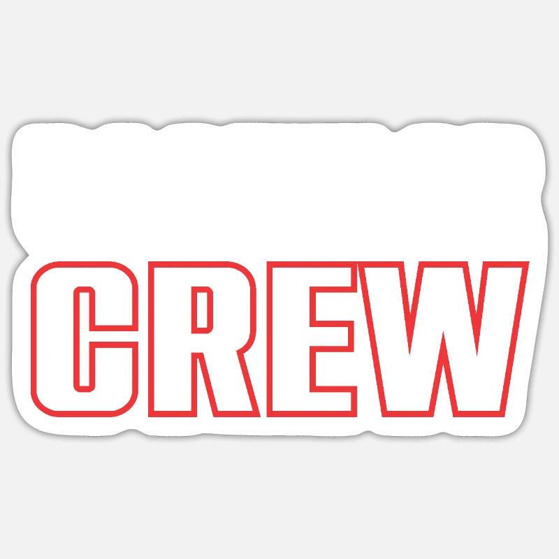 Bachelor Crew Sticker Größe S (10 x 10 cm)