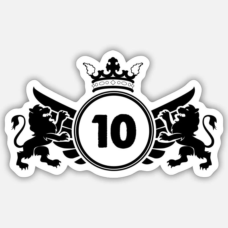 Sticker Größe S (10 x 10 cm) - 