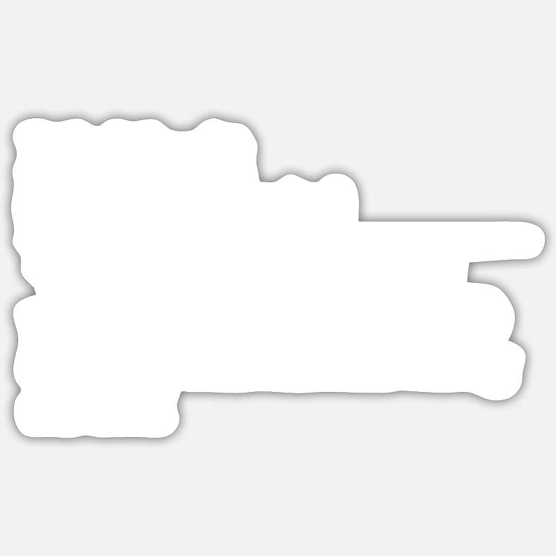 Meal Funny German Idiom Sticker size S (10 x 10 cm)