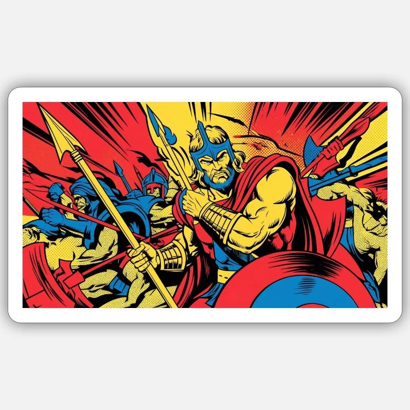 nVx Ares 2 - Sticker Größe S (10 x 10 cm) - Mattweiß