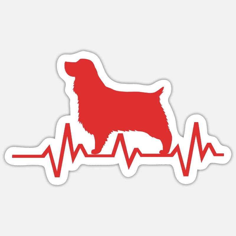 Épagneul springer Sticker taille S (10 x 10 cm)