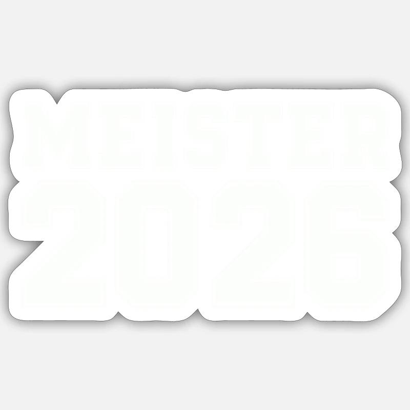 Champion 2026 - Sticker size S (10 x 10 cm) - white matte
