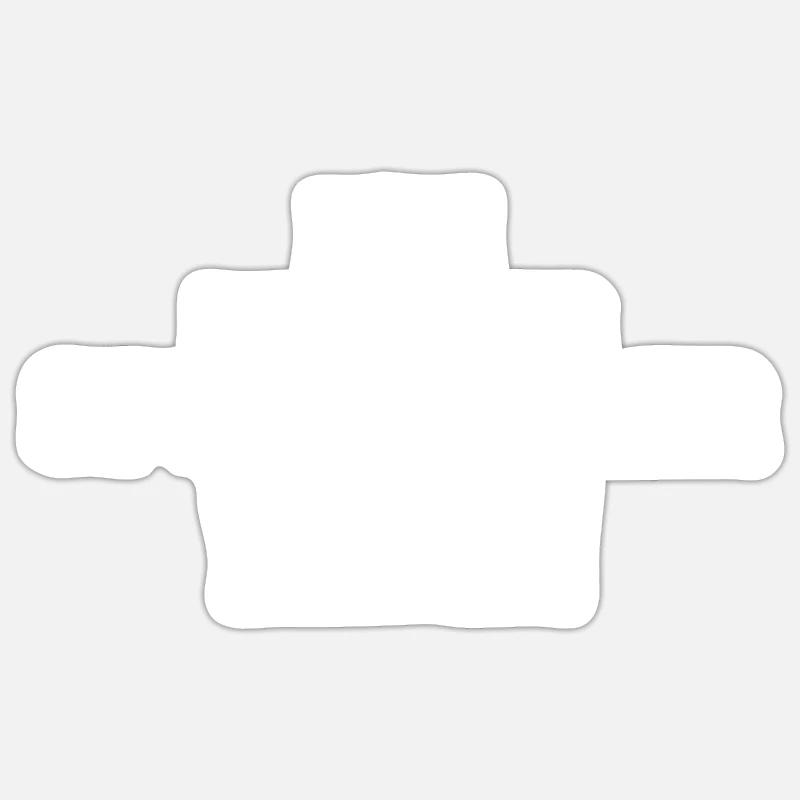 Beruf Sportlehrer - Sticker Größe S (10 x 10 cm) - Mattweiß