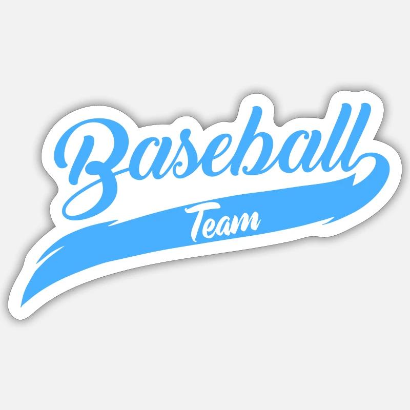 Équipe de baseball Sticker taille S (10 x 10 cm)