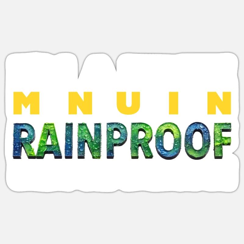 Rainproof Since Birth Sticker size S (10 x 10 cm)