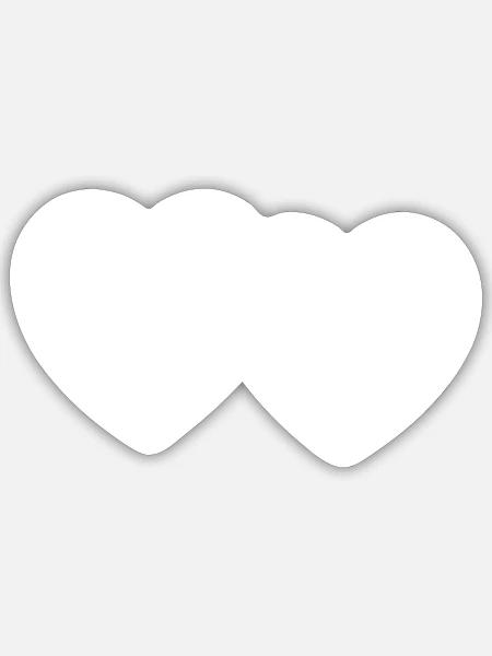 - Sticker Größe S (10 x 10 cm) - Mattweiß