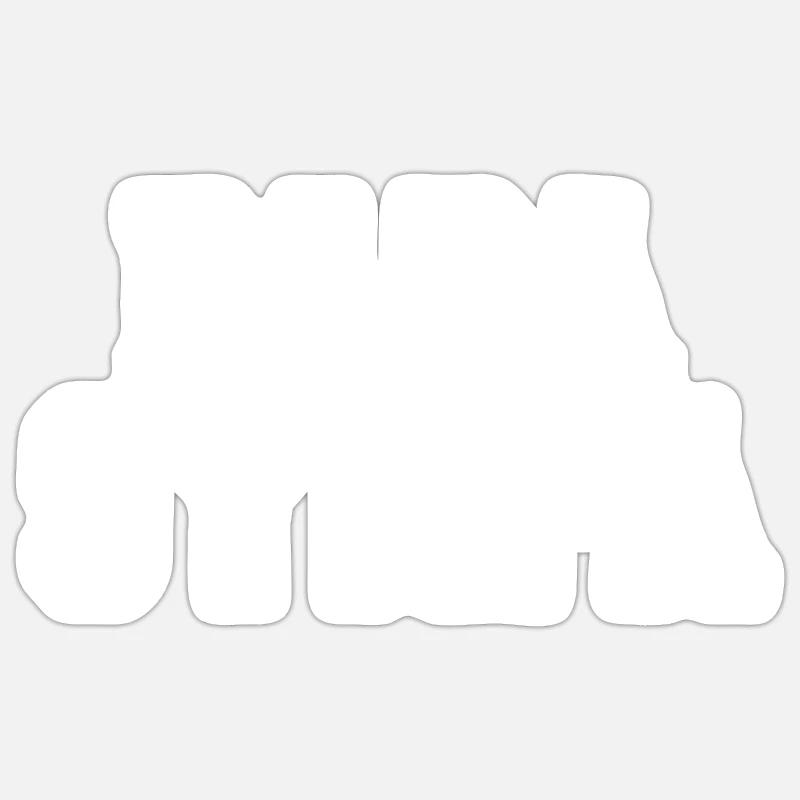 Cool Dad - Sticker size S (10 x 10 cm) - white matte