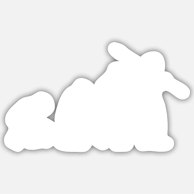 EVOLUTION Monkey to Human Vector Sticker size S (10 x 10 cm)