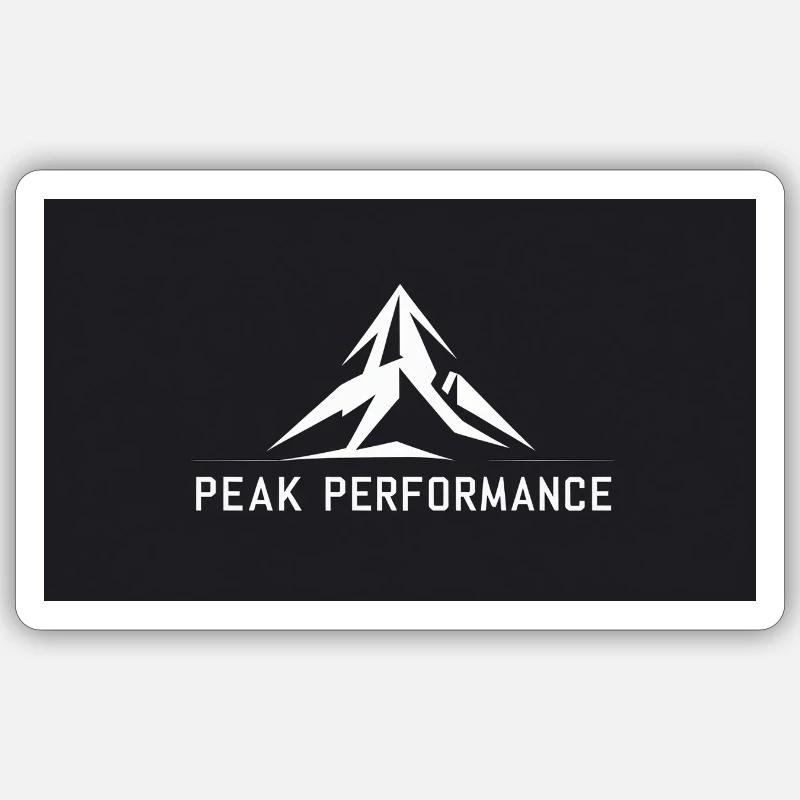 Peak Performance Sticker Größe S (10 x 10 cm)
