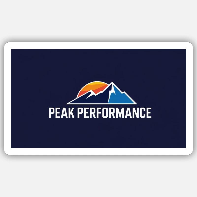 Peak Performance Sticker Größe S (10 x 10 cm)