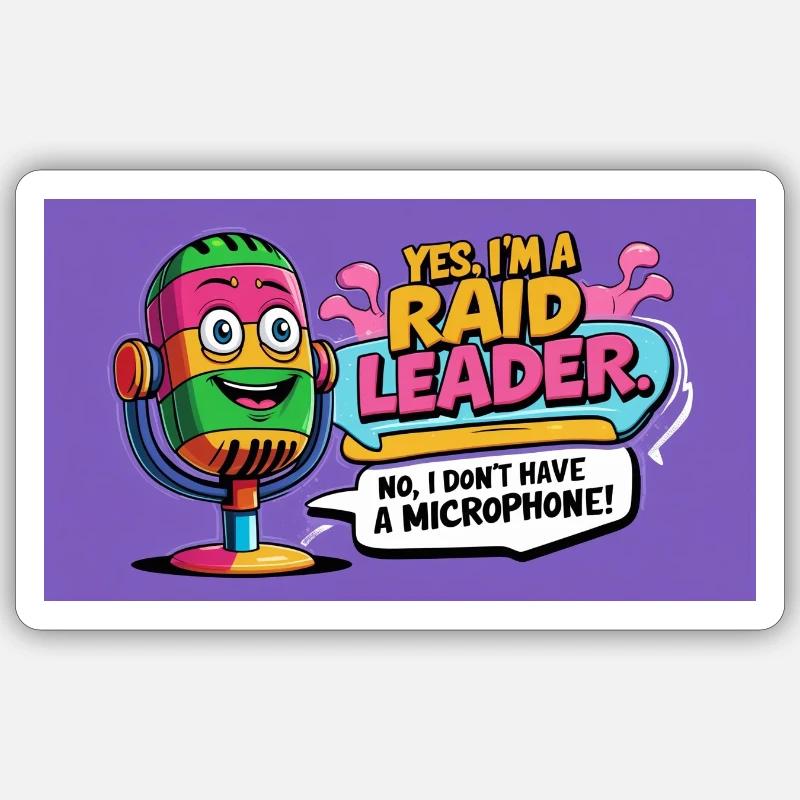 Chef de raid Sticker taille S (10 x 10 cm)