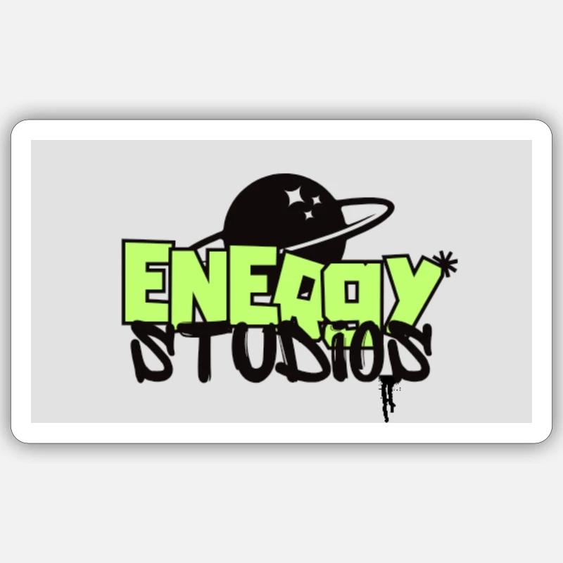 Energy Studios Entertainment - Sticker taille S (10 x 10 cm) - blanc mat