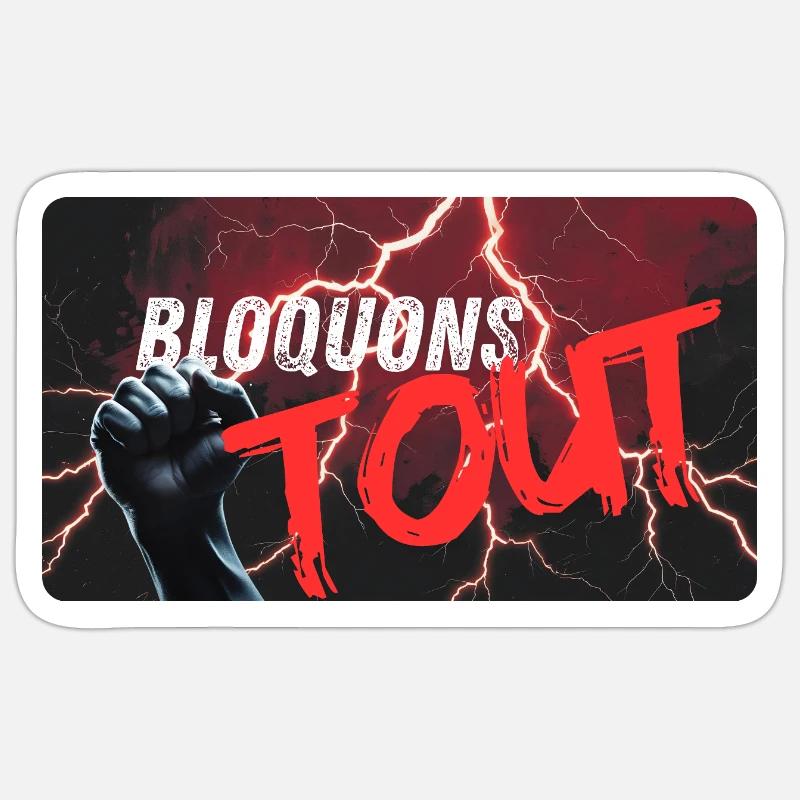 Let's block everything Sticker size S (10 x 10 cm)