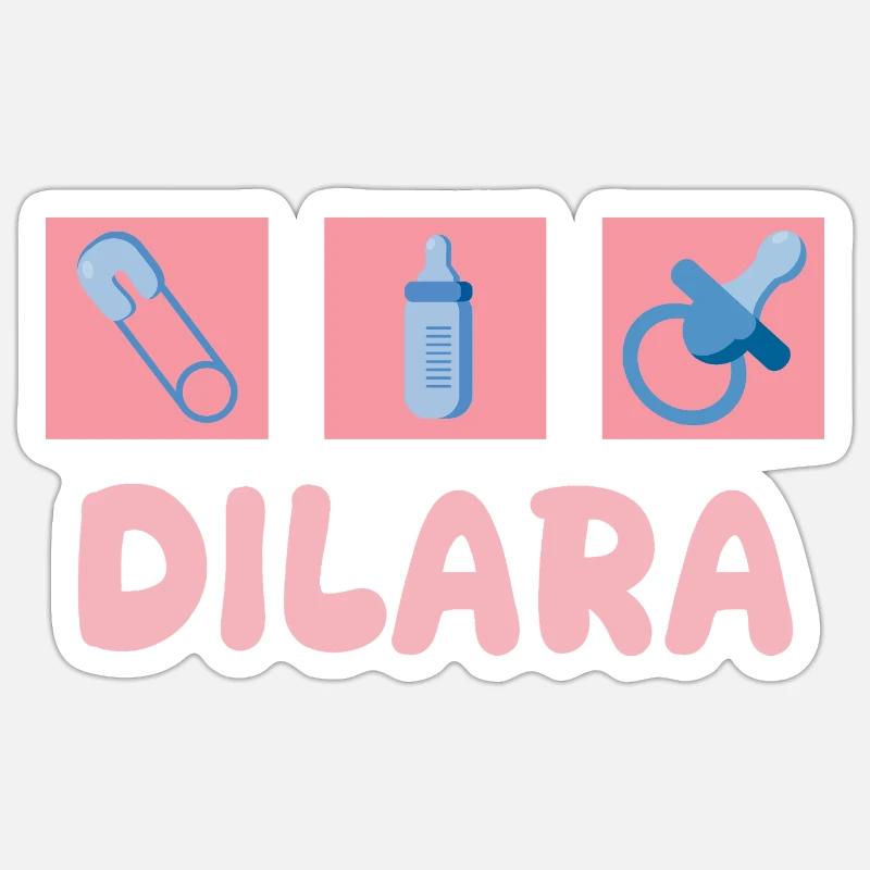 Pacifier Dilara Sticker size S (10 x 10 cm)