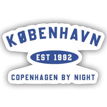 Copenhagen Forever - Sticker size S (10 x 10 cm) - white matte - Front