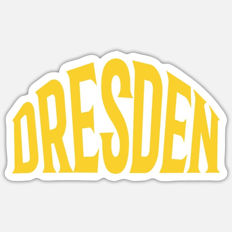 Dresde Sticker taille S (10 x 10 cm)