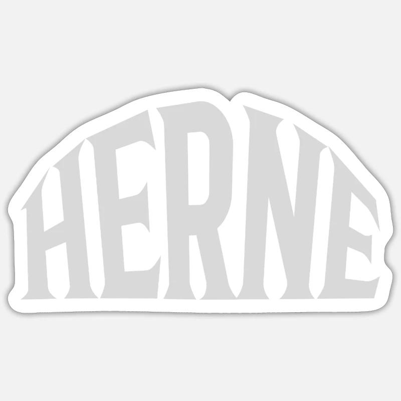 Herne - Sticker size S (10 x 10 cm) - white matte